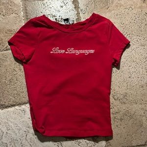 Princess Polly Love Language Top